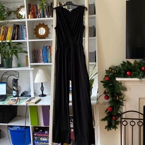 BCBG generation- black formal jumpsuit with pockets